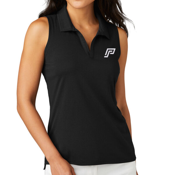 Embroidered PrestoSports - Ladies Coto Performance Sleeveless Polo Thumbnail