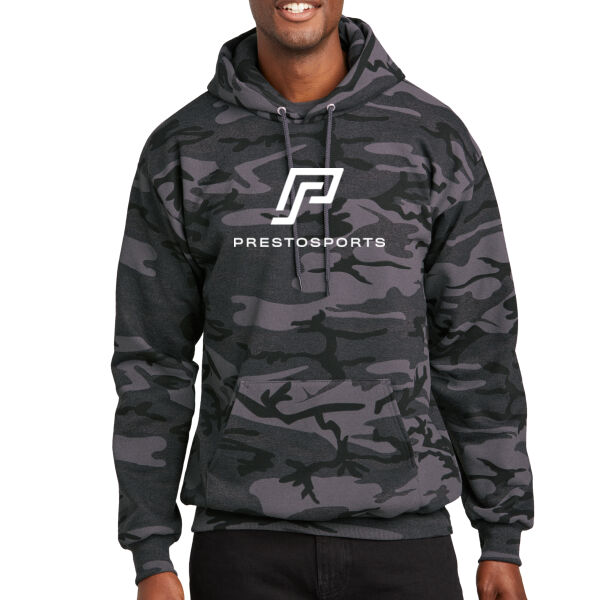 Port & Co Presto Sports Printed- - Core Fleece Camo Pullover Hooded Sweatshirt Thumbnail